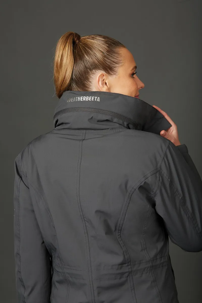Weatherbeeta Kyla Waterproof Jacket Ladies in Asphalt Grey-4